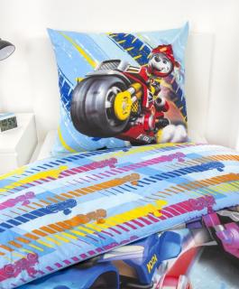 HERDING Povlečení Paw Patrol motorky bavlna 140/200, 70/90 cm