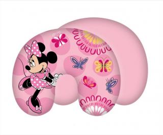 JERRY FABRICS Cestovní polštářek Minnie Butterfly 100% Polyester 43x35 cm