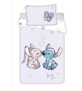 Jerry Fabrics Disney povlečení Lilo and Stitch Purple baby 100 x 135 cm 40 x 60 cm