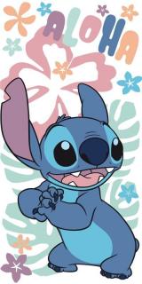 JERRY FABRICS Osuška Lilo and Stitch Hawaiian Harmony  Bavlna - Froté, 70/140 cm