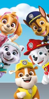 JERRY FABRICS Osuška Paw Patrol PP327 bavlna - froté 70/140 cm