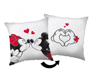 JERRY FABRICS Polštářek Mickey and Minnie Love 05 Polyester 40/40 cm