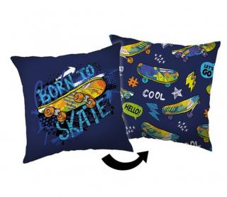 JERRY FABRICS Polštářek Skate 100% Polyester, 40/40 cm