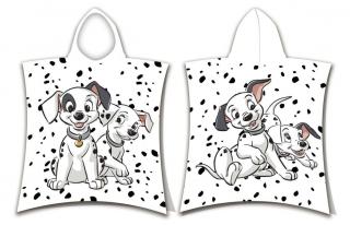 JERRY FABRICS Pončo 101 Dalmatinů 03 Bavlna - Froté, 50/115 cm