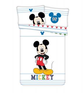 JERRY FABRICS Povlečení do postýlky Mickey colors baby bavlna 100/135, 40/60 cm