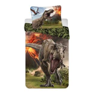 JERRY FABRICS Povlečení Jurský Svět Volcano Bavlna 140/200, 70/90 cm