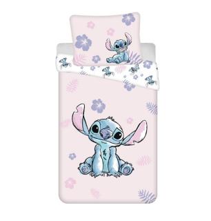 JERRY FABRICS Povlečení Lilo and Stitch Pink 100% bavlna 140/200, 70/90 cm