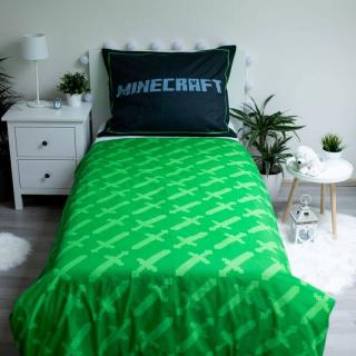 JERRY FABRICS Povlečení Minecraft Survival Mode bavlna 140/200, 70/90 cm