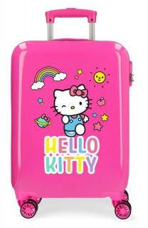 JOUMMABAGS Cestovní kufr ABS Hello Kitty You are cute pink ABS plast 55 cm