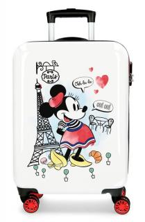 JOUMMABAGS Cestovní kufr ABS Minnie Around the World Paris Red 34 l