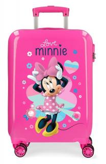 JOUMMABAGS Cestovní kufr ABS Minnie Love ABS plast 55 cm