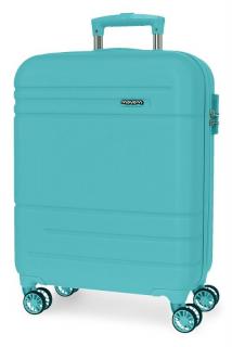 JOUMMABAGS Cestovní kufr ABS MOVOM Galaxy Tyrkys ABS plast 55 cm