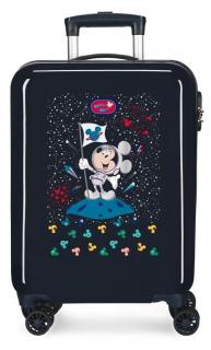 JOUMMABAGS Cestovní kufr Mickey On the Moon ABS plast 55 cm
