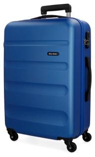 JOUMMABAGS Cestovní kufr Roll Road Flex Blue ABS plast 75 cm