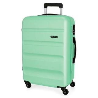 JOUMMABAGS Cestovní kufr Roll Road Flex Green ABS plast 75 cm