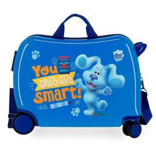 JOUMMABAGS Dětský kufřík na kolečkách Blues Clues Smart Blue MAXI ABS plast 50x38x20 cm