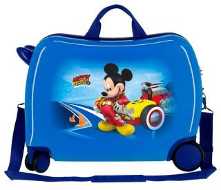JOUMMABAGS Dětský kufřík na kolečkách Mickey Lets Roll blue MAXI ABS plast 50x38x20 cm