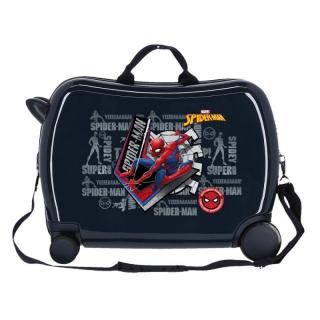 JOUMMABAGS Dětský kufřík na kolečkách Spiderman Navy MAXI ABS plast 50x38x20 cm