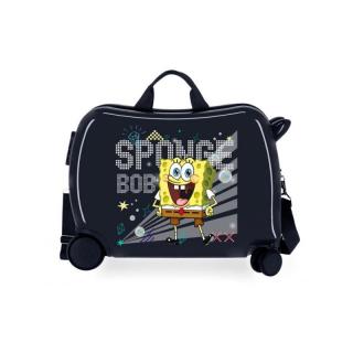 JOUMMABAGS Dětský kufřík na kolečkách SpongeBob Party MAXI ABS plast 50x38x20 cm