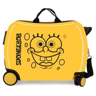 JOUMMABAGS Dětský kufřík na kolečkách SpongeBob yellow MAXI ABS plast, 50x38x20 cm, objem 34 l