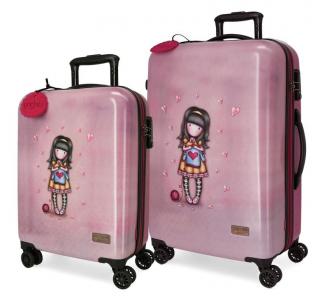 JOUMMABAGS Sada cestovních kufrů ABS Santoro Gorjuss For my love ABS plast 55/67 cm