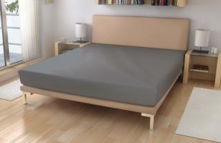 Polášek Prostěradlo Micro EXKLUSIVE Středně šedá 100% Polyester 180/200 cm