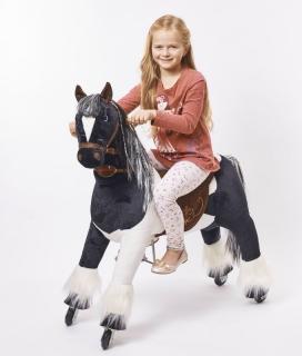 Ponnie Jezdící kůň Domino M 5-12 let,  max. váha jezdce 50 kg cm