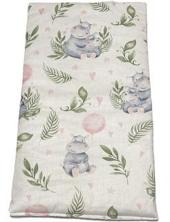 SDS Matrace do postýlky pro panenky Hrošíci baby Bavlna, výplň: Polyester, 50/28 cm