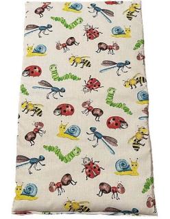 SDS Matrace do postýlky pro panenky Zvířátka z louky  Bavlna, výplň: Polyester, 50/28 cm