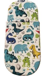 SDS Peřinky do kočárku pro panenky Dino Bavlna, výplň: Polyester, 1x 27x40 cm / 25x20 cm