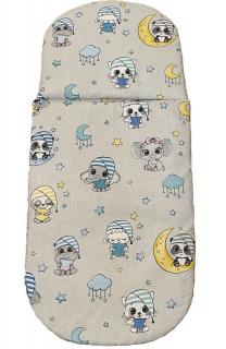 SDS Peřinky do kočárku pro panenky Usínáčci Bavlna, výplň: Polyester, 1x 27x40 cm / 25x20 cm
