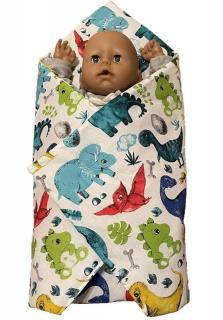 SDS Rychlozavinovačka pro panenky Dino Bavlna, výplň: Polyester, 1x 60x60 cm