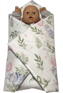 SDS Rychlozavinovačka pro panenky Hrošíci baby Bavlna, 60x60 cm