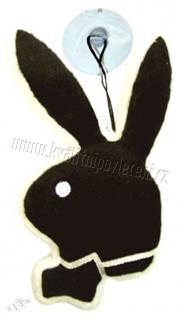 TRENDIMPORT Playboy zajíček černý s přísavkou 15cm