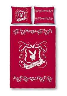 Vaneshome Povlečení Playboy Tatoo red micro 100% Polyester 155/220, 80/80 cm