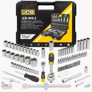 JCB-4941-5, Sada nástrčných klíčů | 94 ks