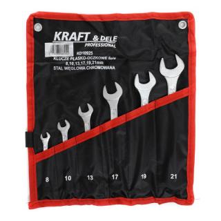 Kraft&Dele KD10925, Sada očko-plochých klíčů 6 ks