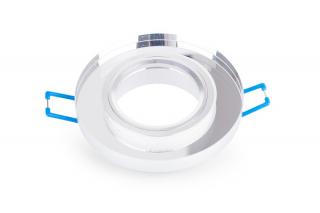 Kruhový rámeček (pouzdro) bílý pro zápustná LED svítidla