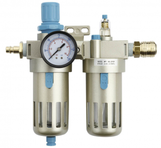 Redukční ventil s odlučovačem vody a olejovačem REDATS P-620 1/2  STD s rychlospojkami 30-03-54