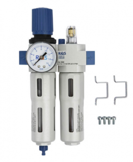 Redukční ventil tlaku s odlučovačem 1/4  a olejničkou RQS MINI, 05-00-40