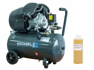 ROZBALENO - Matabro MB-K106, Olejový kompresor 50l, 230V | 3500W