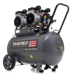 Tagred TA3387, Bezolejový kompresor s odlučovačem 100l, 230V, 4 písty, 4000W | 10 BAR
