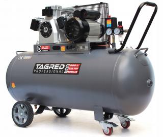 Tagred TA3395, Bezolejový kompresor s odlučovačem 200l, 230V, 3 písty, 3500W | 10 BAR