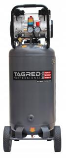 Tagred TA3397, Bezolejový vertikální kompresor s odlučovačem 100l, 230V, 2 písty, 3000W | 10 BAR