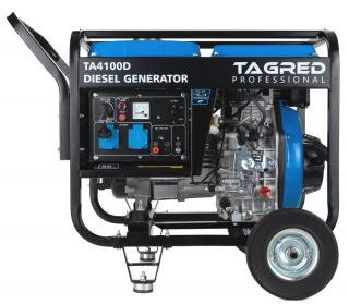 Tagred TA4100D, Dieselová elektrocentrála 4100 W, jednofázová s ochranou AVR
