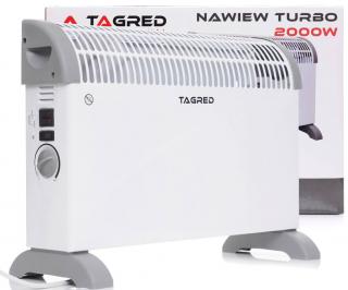 Tagred TA901W, Elektrický konvektor s termostatem 2000W, turbo vzduchu, bílý