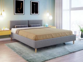 PROXIMA STORE.cz - Čalouněná postel DUO Velikost postele: Pre matrac 160 x 200 cm