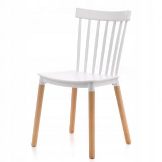 PROXIMA STORE.cz- Jídelní židle CLASSIC - bílá Farba: biela