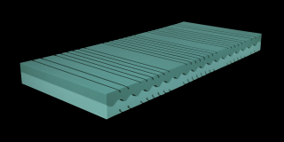 PROXIMA STORE.cz - Matrace NUT Cellpur Rozměry: 100x200, Výška: 18 cm, Typ potahu: ActiPRO s 3D ventilačnou mriežkou
