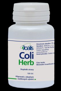 Joalis - ColiHerb ( Coli Herb ) - 100 tbl  Doplněk stravy